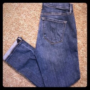 LOFT modern cuffed crop jeans